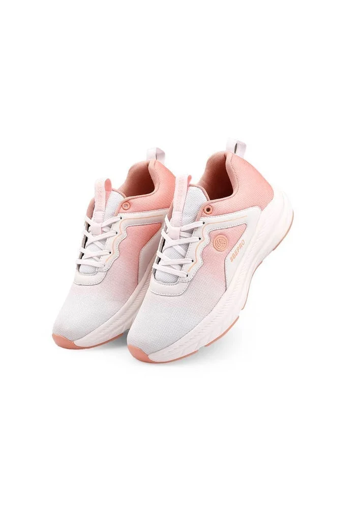 Bacca Bucci White Peach Nexus Sports Shoes for Women | Best Price UAE